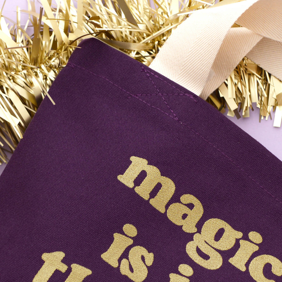 Magic is in the Air - Plum Little Bag