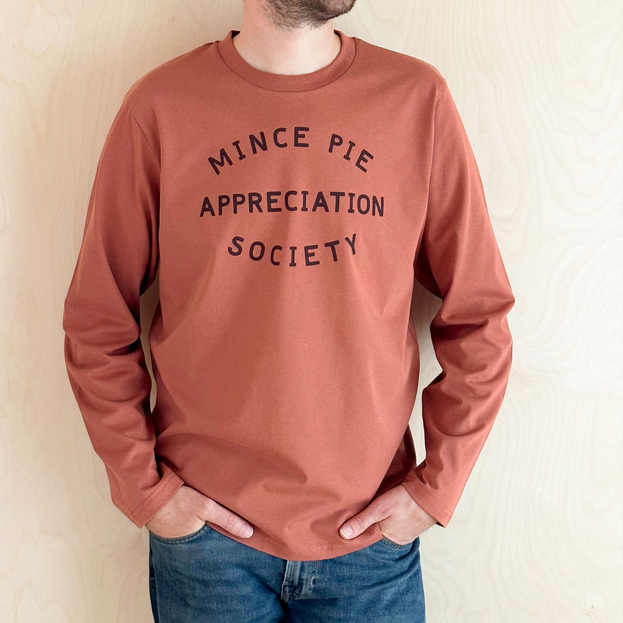 Mince Pie Appreciation Society - Unisex Long Sleeve T-Shirt