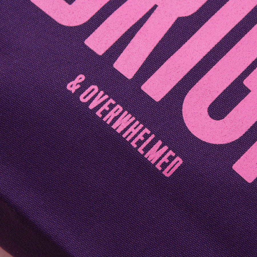 Merry & Bright (& Overwhelmed) - Plum Tote Bag