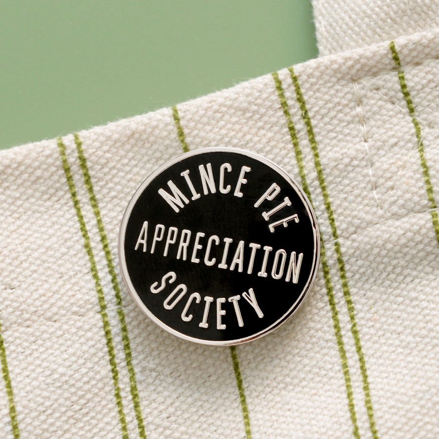 Mince Pie Appreciation Society - Enamel Pin
