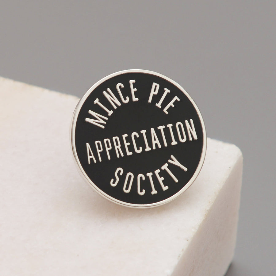 SECONDS - Mince Pie Appreciation Society - Enamel Pin