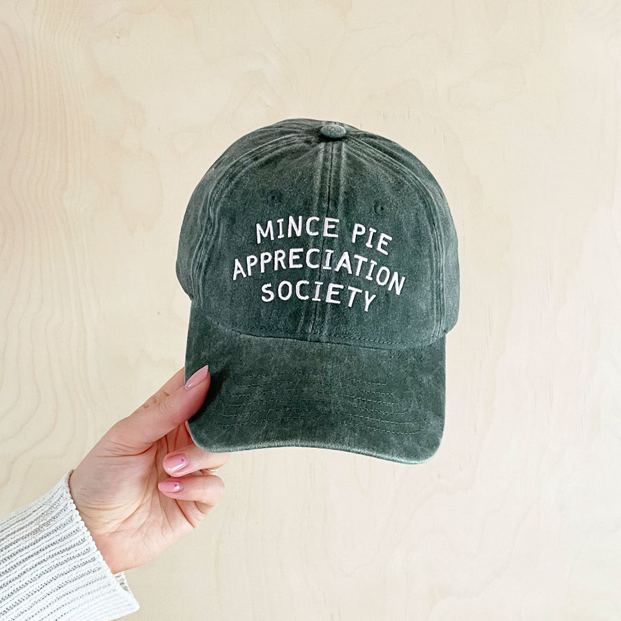 Mince Pie Appreciation Society - Cotton Baseball Cap