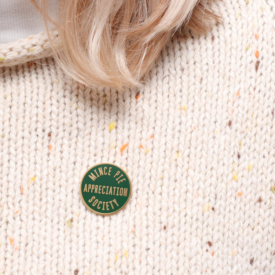 SECONDS - Mince Pie Appreciation Society - Enamel Pin