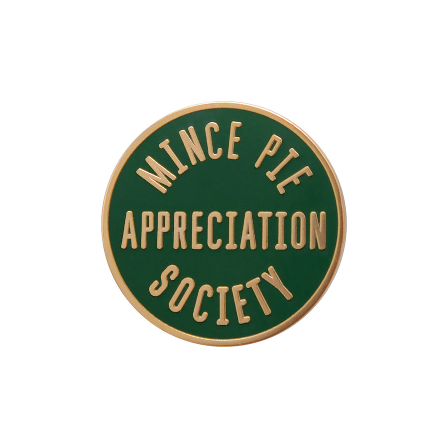 SECONDS - Mince Pie Appreciation Society - Enamel Pin