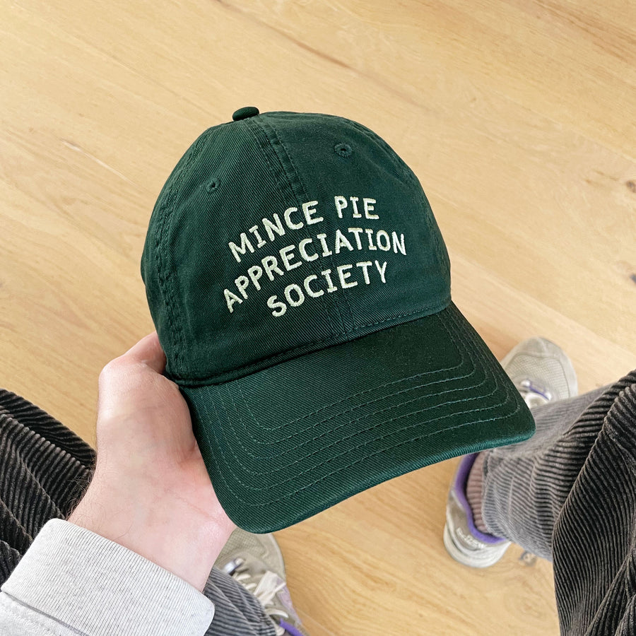 Mince Pie Appreciation Society - Cotton Baseball Cap