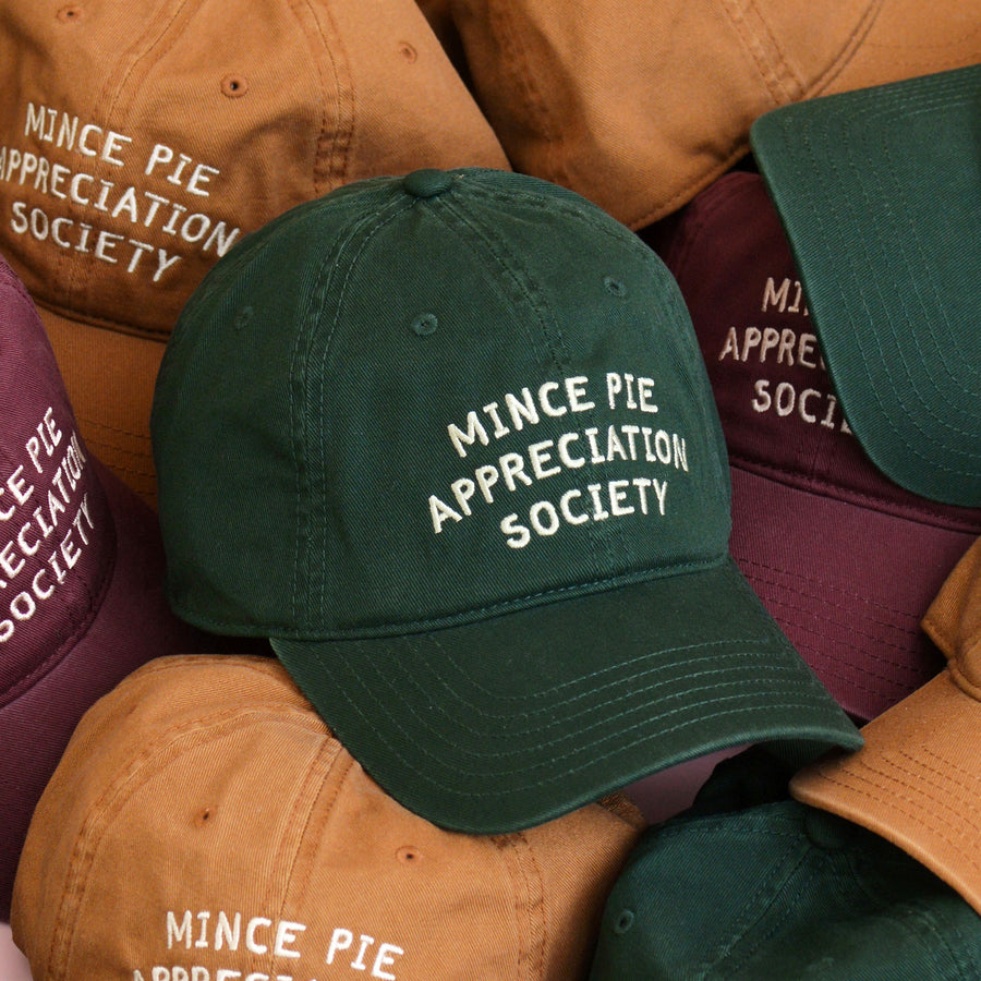 Mince Pie Appreciation Society - Cotton Baseball Cap
