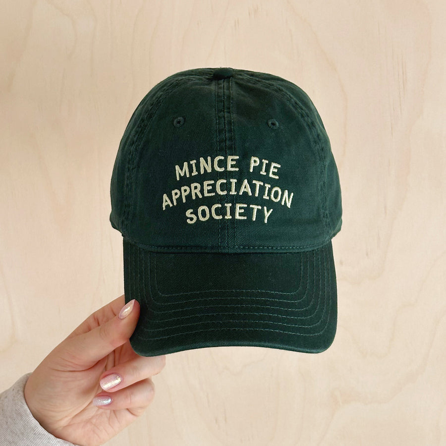 Mince Pie Appreciation Society - Cotton Baseball Cap