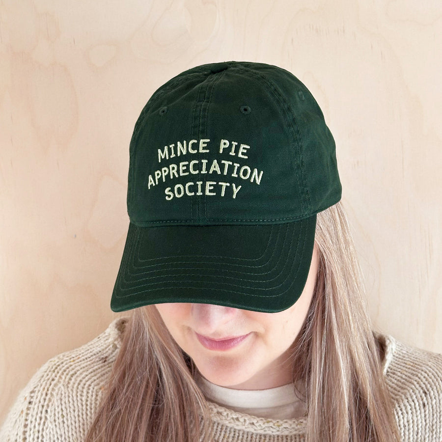 Mince Pie Appreciation Society - Cotton Baseball Cap