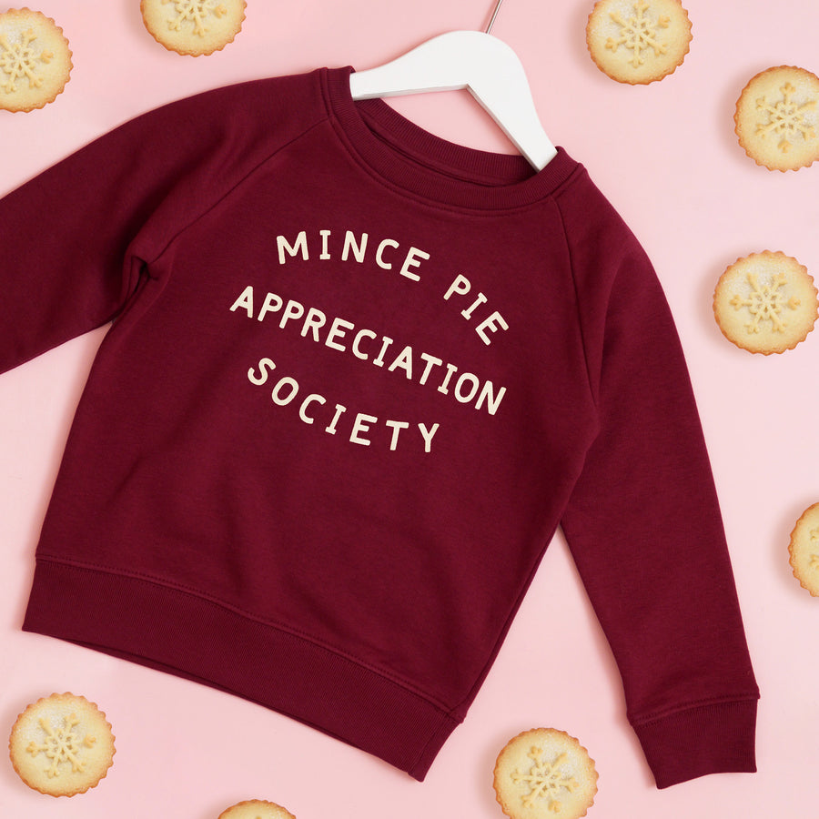 Mince Pie Appreciation Society - Kid's Sweatshirt