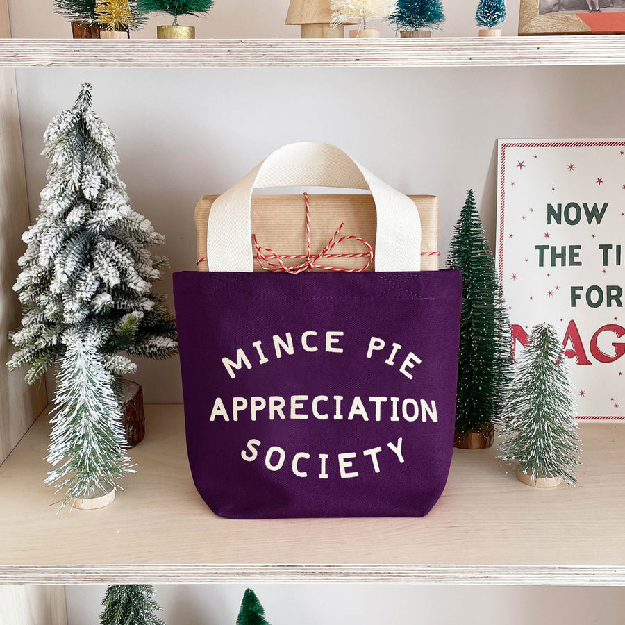 Mince Pie Appreciation Society - Plum Little Bag