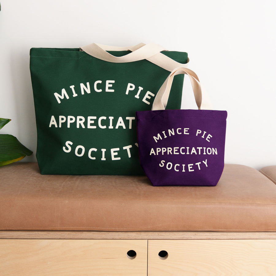 Mince Pie Appreciation Society - Plum Little Bag