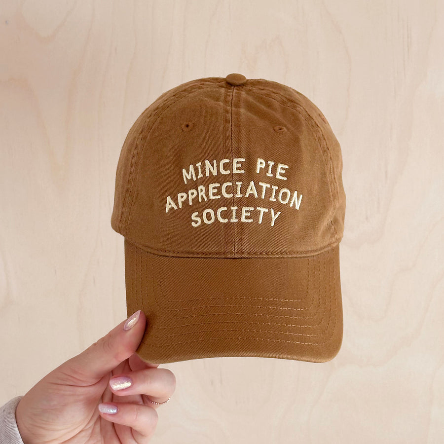 Mince Pie Appreciation Society - Cotton Baseball Cap