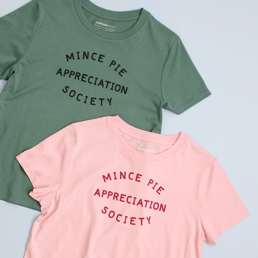 Mince Pie Appreciation Society - Organic Cotton Women's T-Shirt