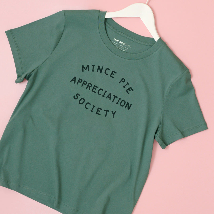 Mince Pie Appreciation Society - Organic Cotton Women's T-Shirt