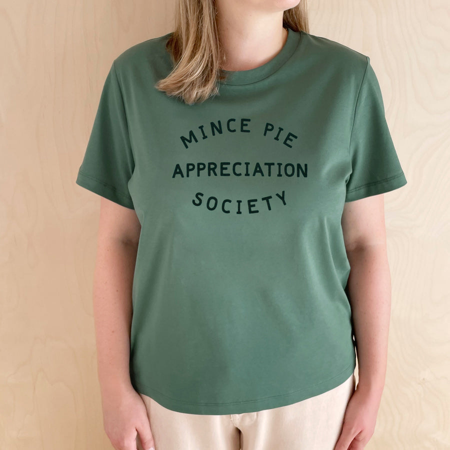 Mince Pie Appreciation Society - Organic Cotton Women's T-Shirt