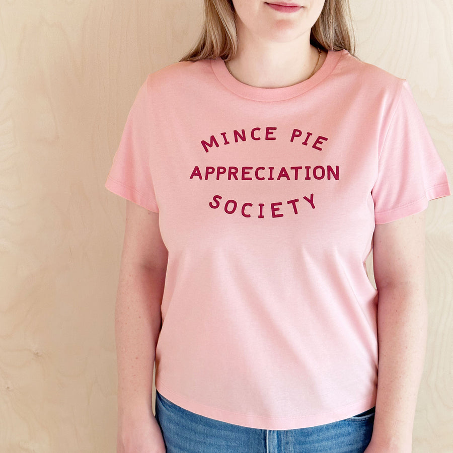 Mince Pie Appreciation Society - Organic Cotton Women's T-Shirt