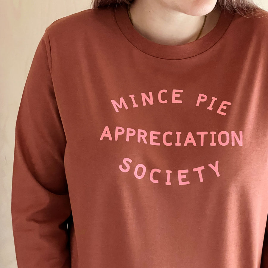 Mince Pie Appreciation Society - Women's Long Sleeve T-Shirt