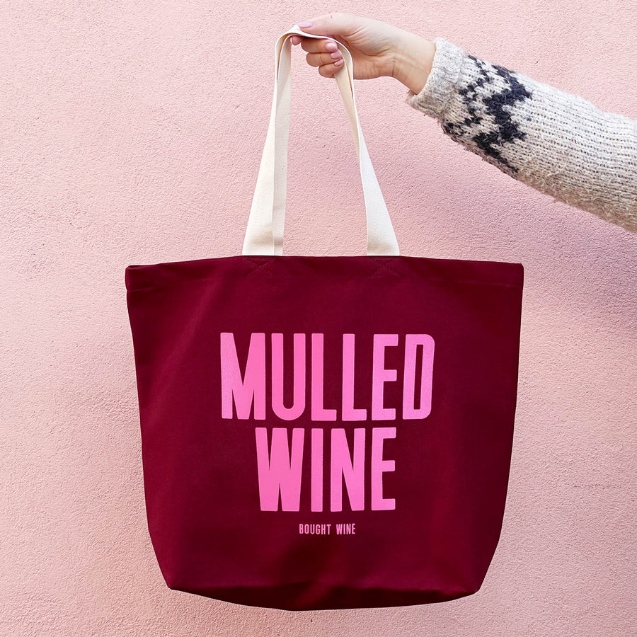 Mulled Wine (Bought Wine) - Burgundy Tote Bag