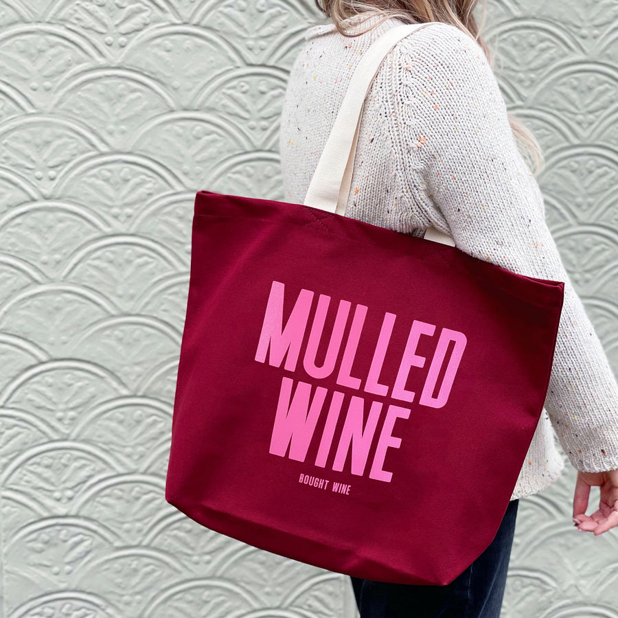 Mulled Wine (Bought Wine) - Burgundy Tote Bag