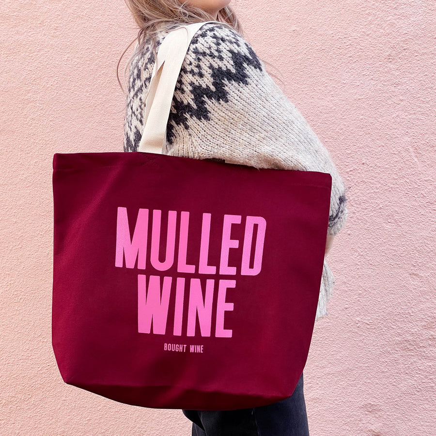 Mulled Wine (Bought Wine) - Burgundy Tote Bag