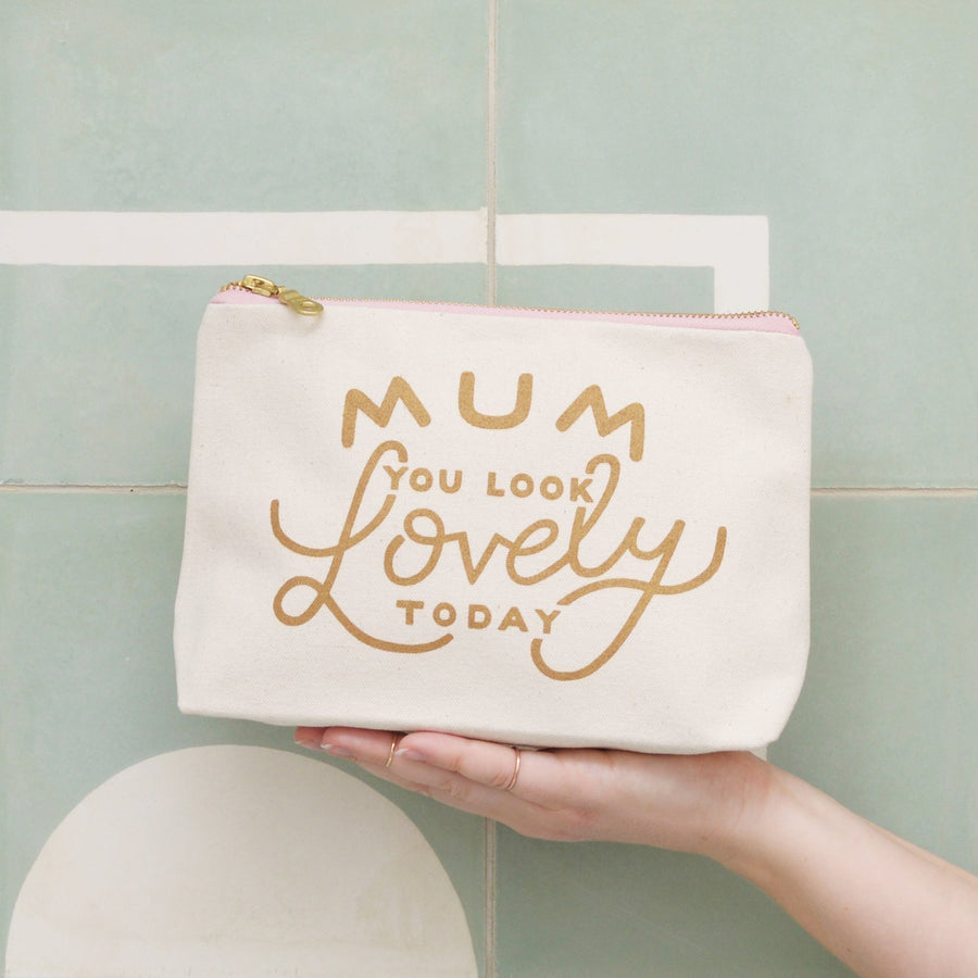 SECONDS - Mum, You Look Lovely Today - Makeup Bag