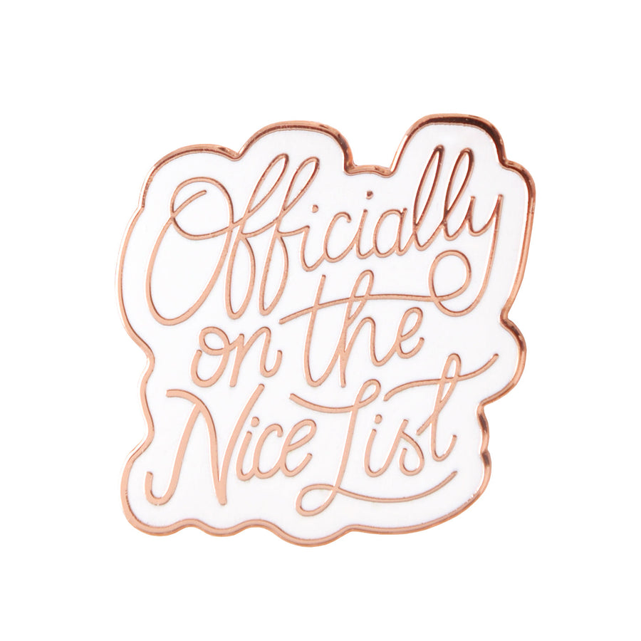 SECONDS - Officially on the Nice List - Enamel Pin