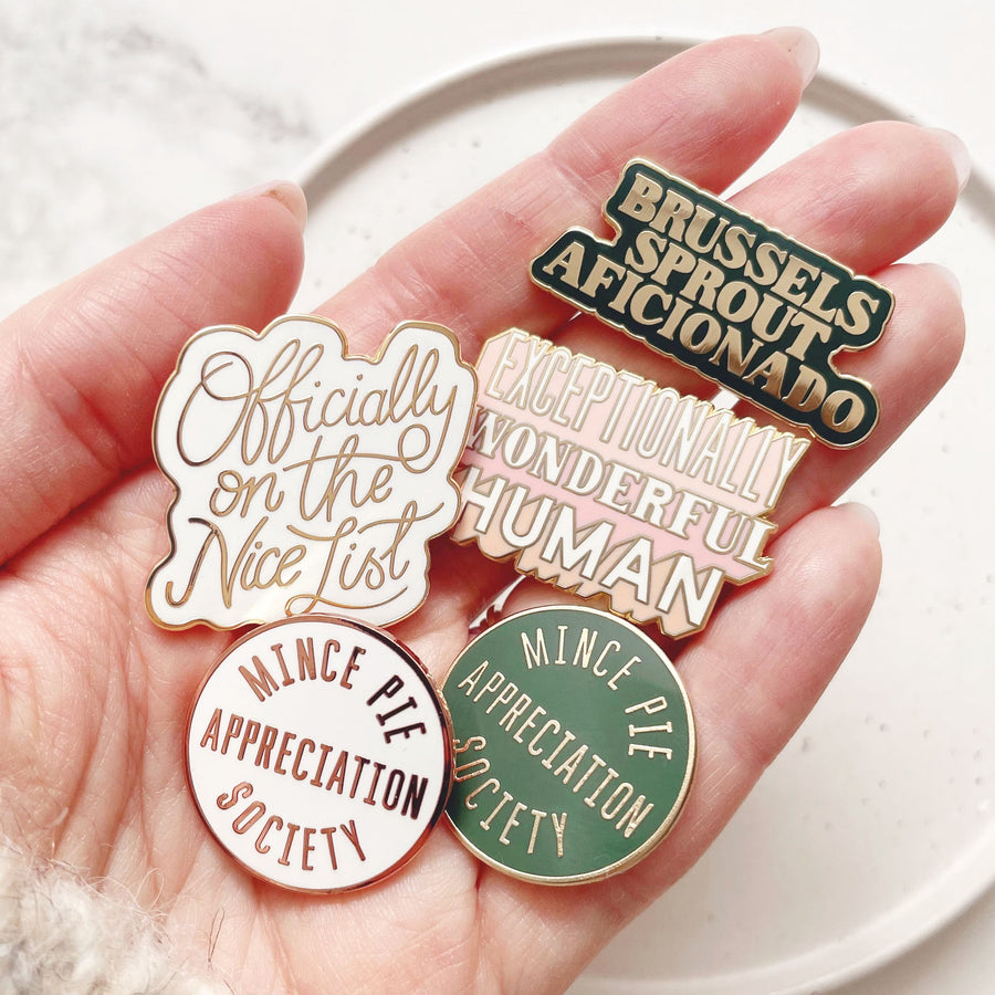 Officially on the Nice List - Enamel Pin