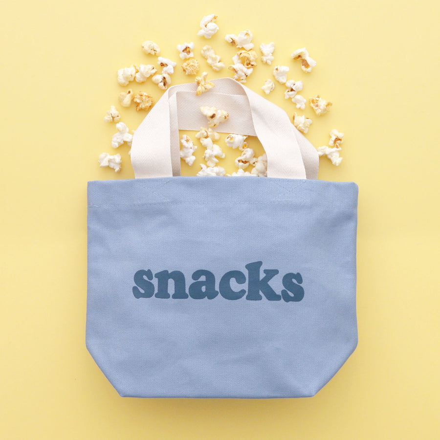 Snacks - Little Light Blue Bag – Alphabet Bags