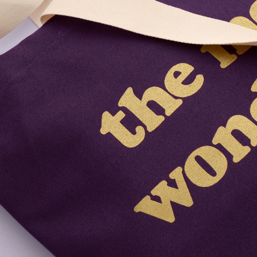 The Most Wonderful Time - Plum Tote Bag