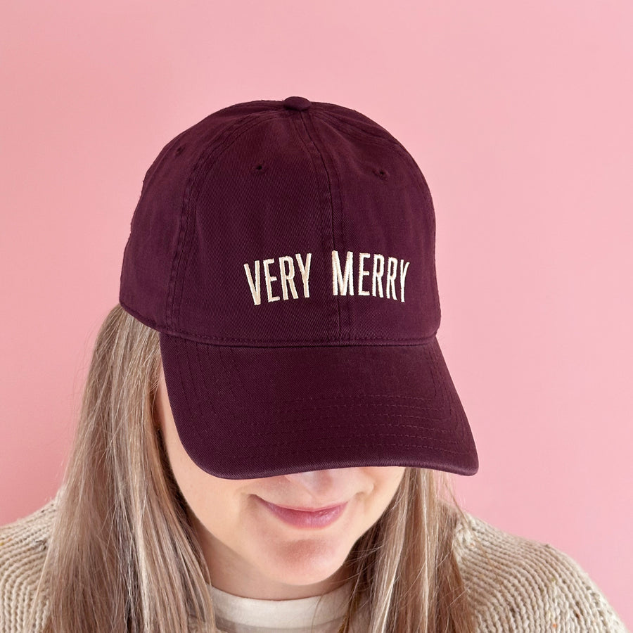 Very Merry - Cotton Baseball Cap