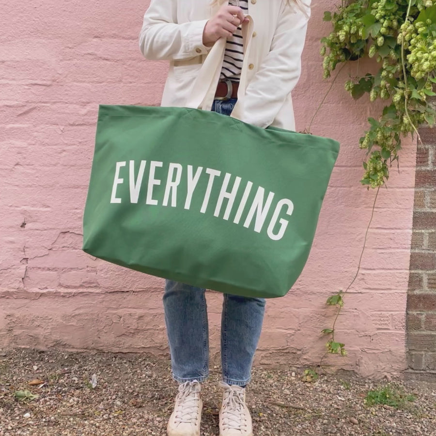 Everything - Forest Green REALLY Big Bag