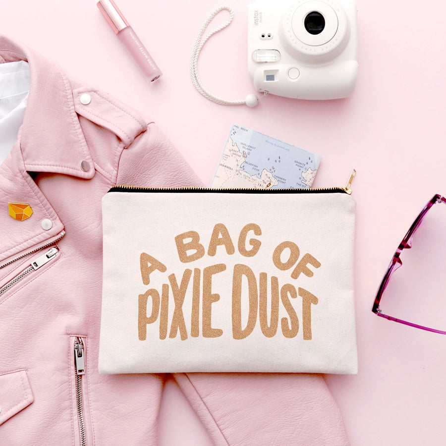 SECONDS - A Bag Of Pixie Dust - Large Canvas Pouch