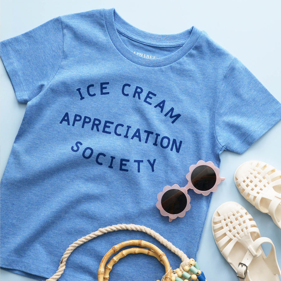 Ice Cream Appreciation Society - Kid's T-shirt - Blueberry
