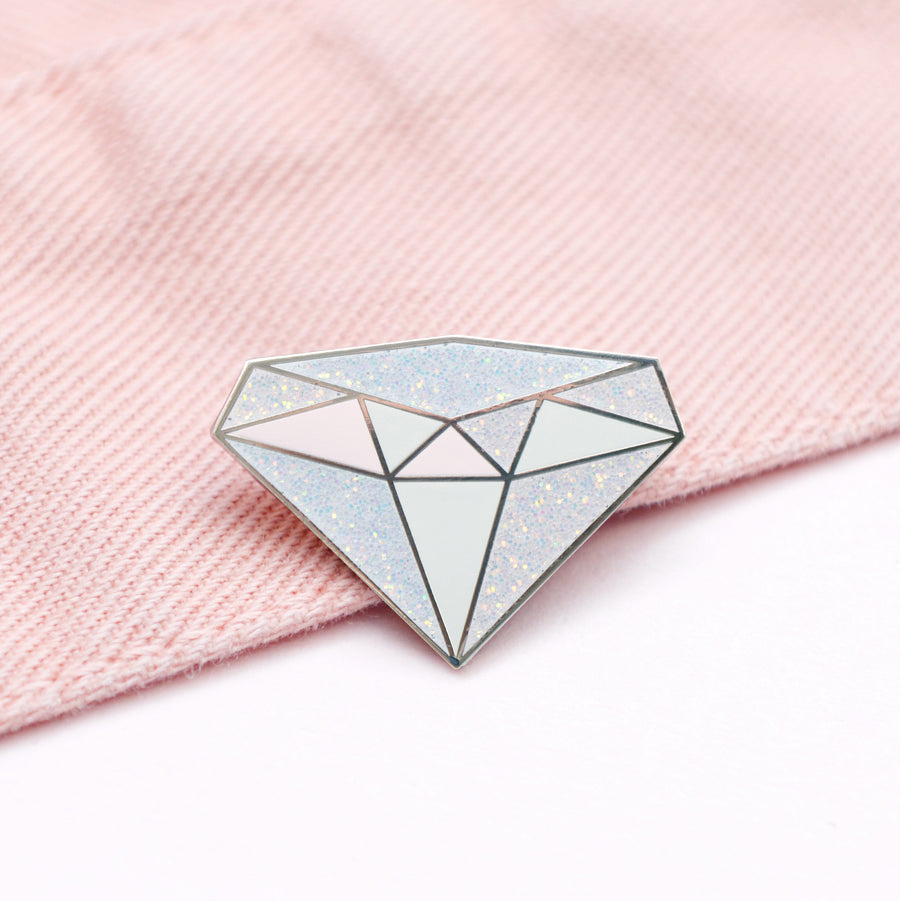 Diamond - Gemstone Pin
