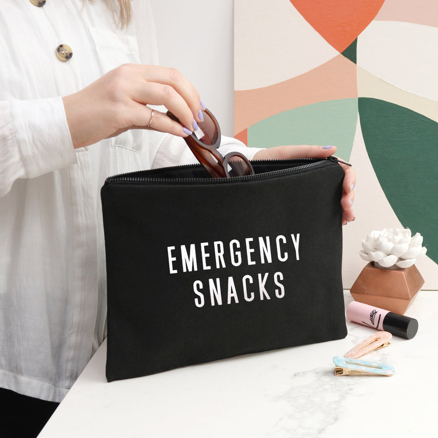 Emergency Snacks - Black Pouch