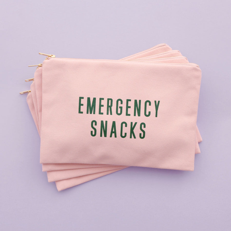 SECONDS - Emergency Snacks - Blush Pink Pouch
