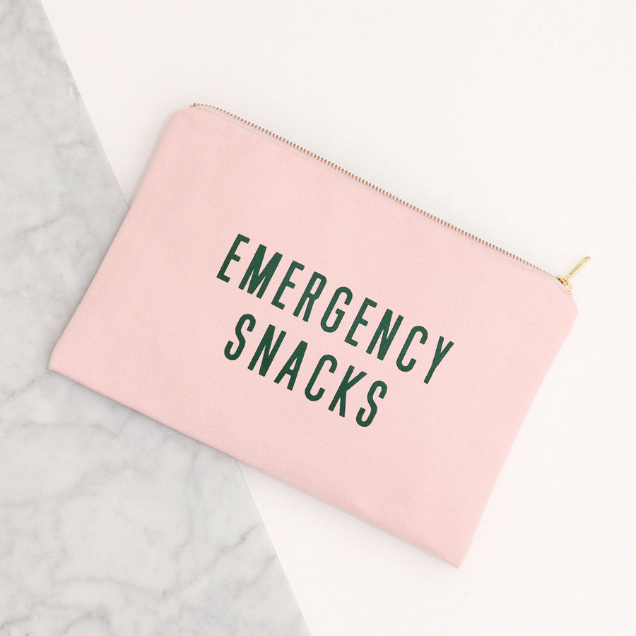 SECONDS - Emergency Snacks - Blush Pink Pouch