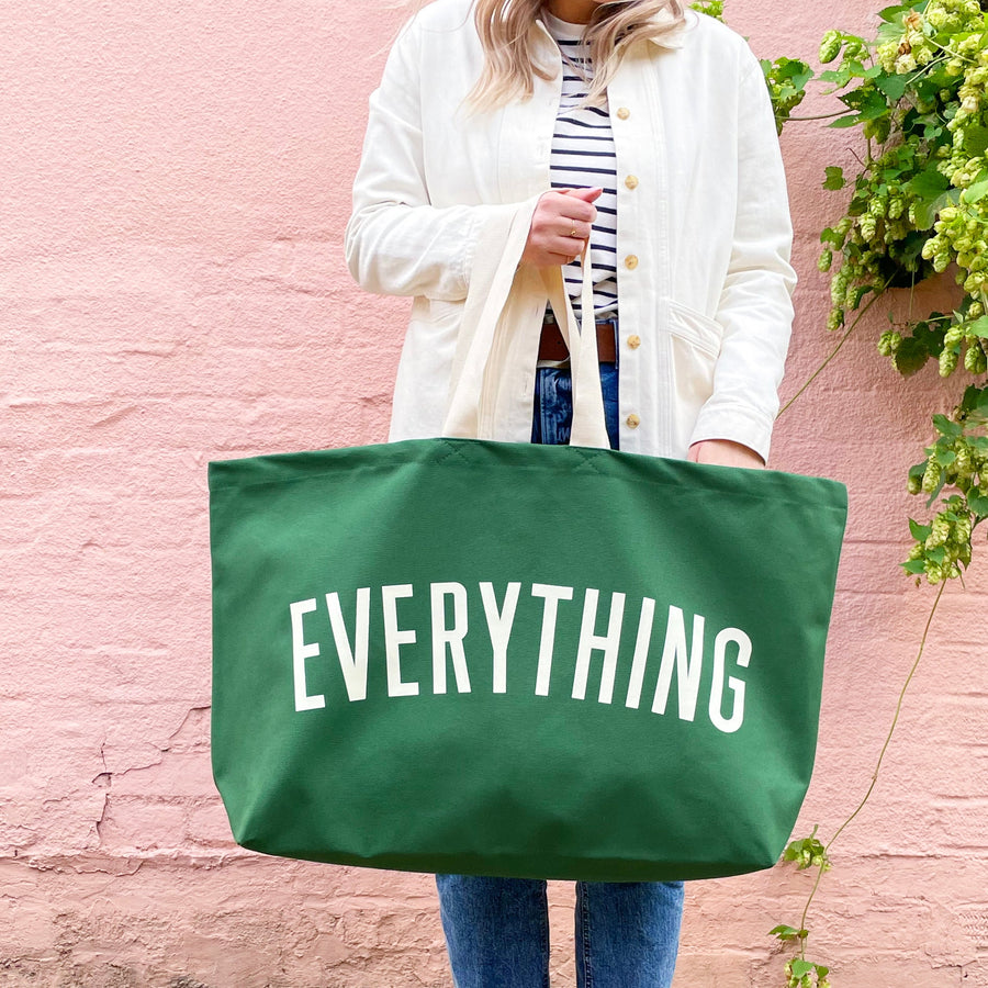 SECONDS - Everything - Forest Green REALLY Big Bag
