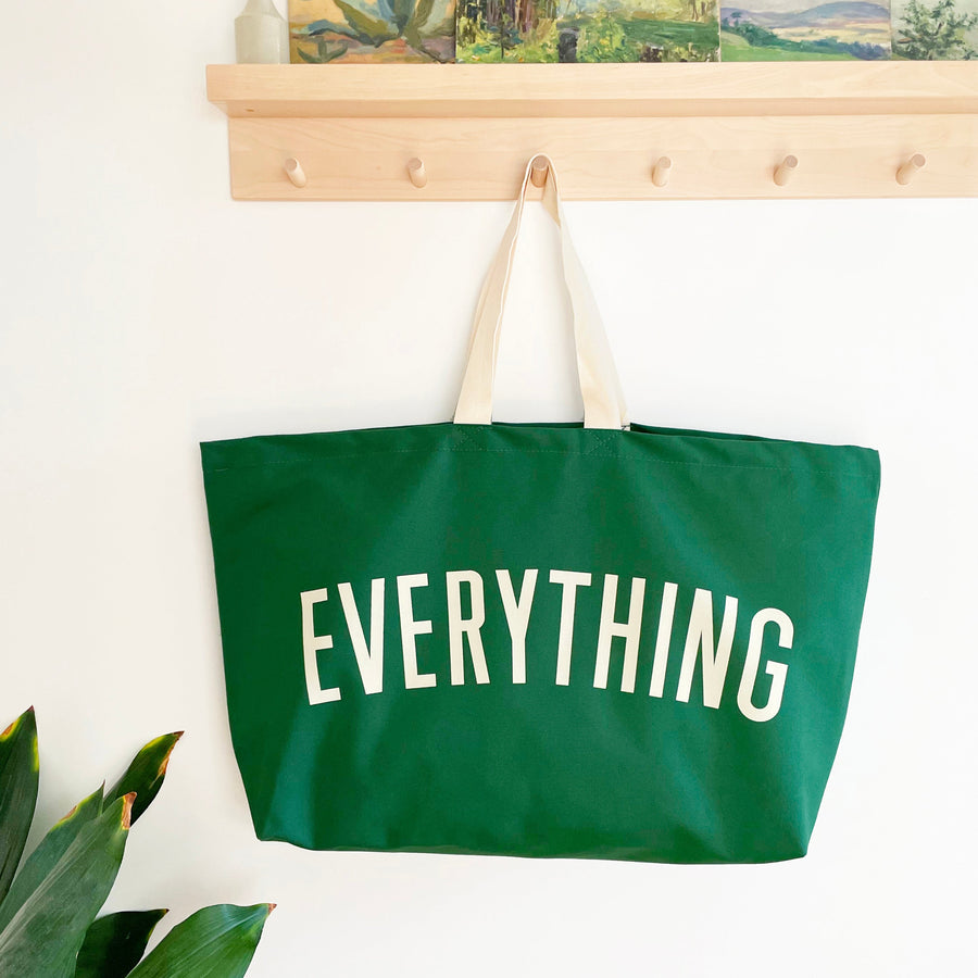 SECONDS - Everything - Forest Green REALLY Big Bag