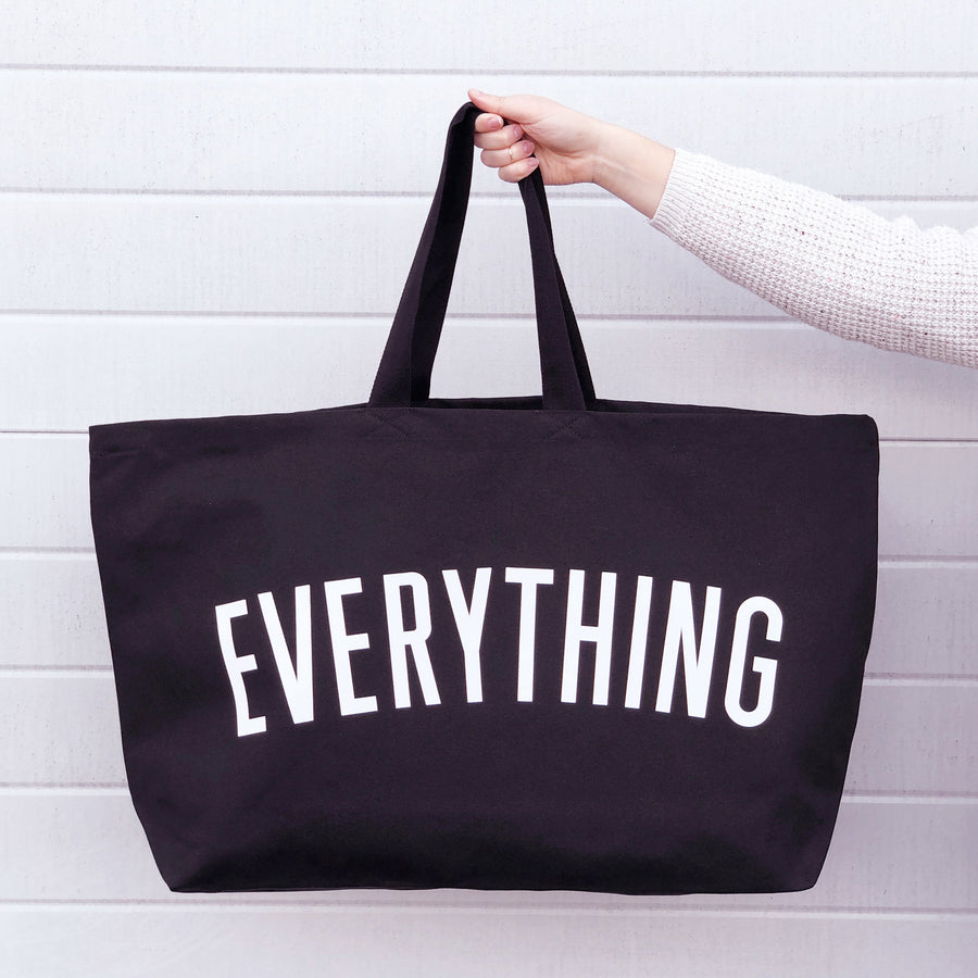 SECONDS - Everything - Black REALLY Big Bag