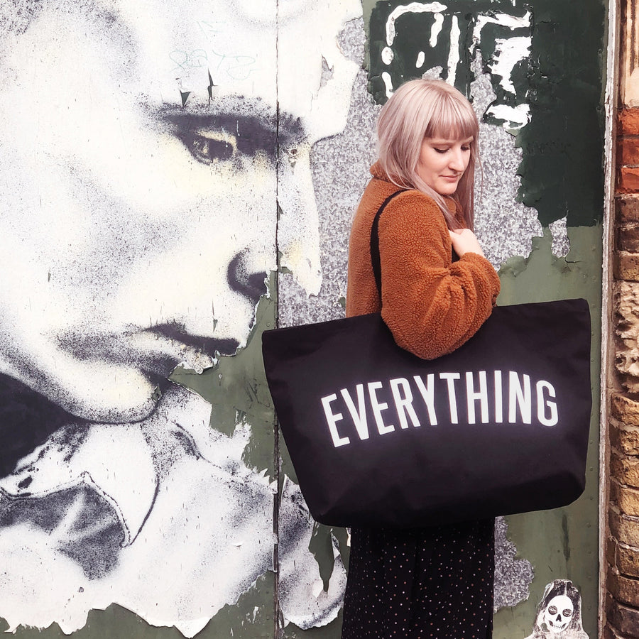 SECONDS - Everything - Black REALLY Big Bag