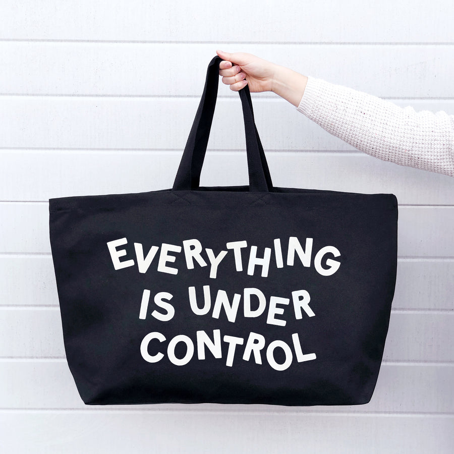 Under Control - Black REALLY Big Bag