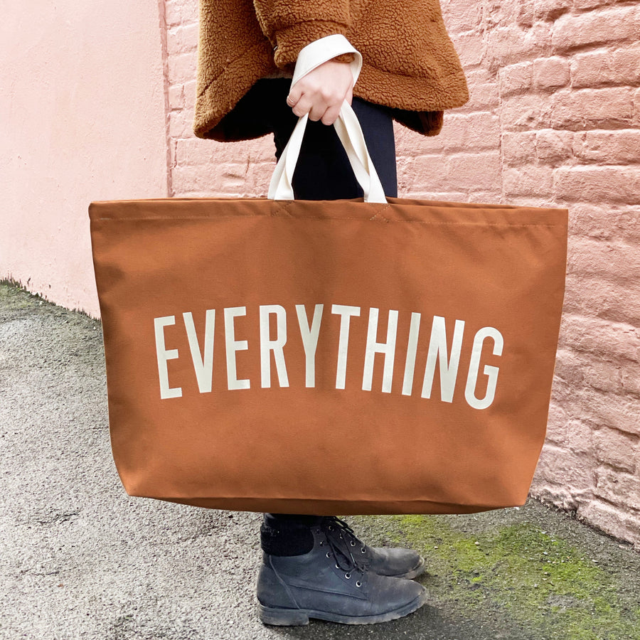 SECONDS - Everything - Tan REALLY Big Bag