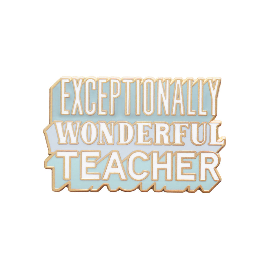 Exceptionally Wonderful Teacher - Enamel Pin