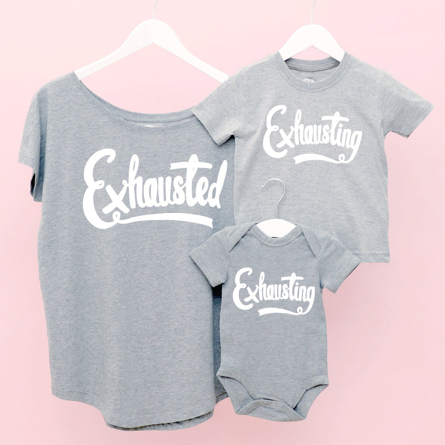 SECONDS - Exhausting - Kids T-Shirt