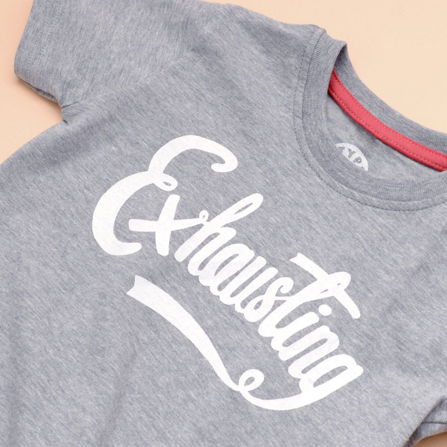 SECONDS - Exhausting - Kids T-Shirt