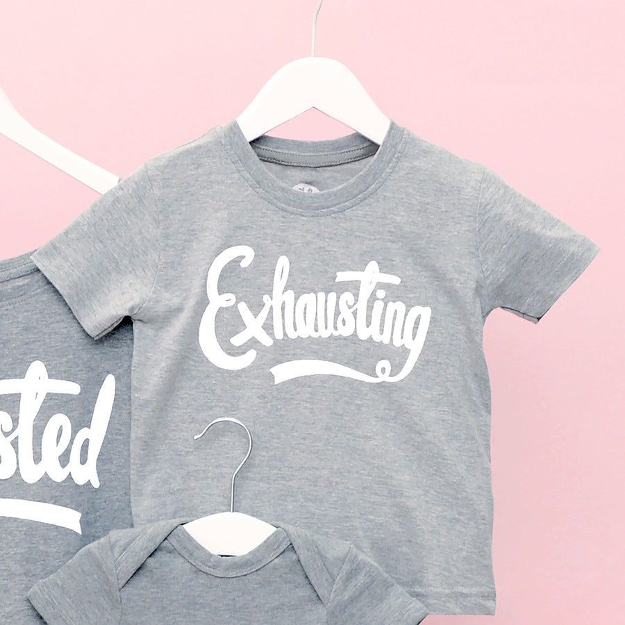 SECONDS - Exhausting - Kids T-Shirt