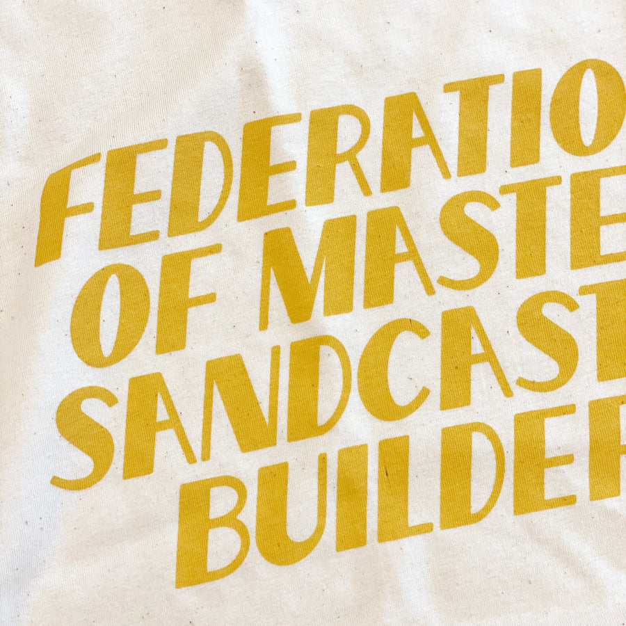 SECONDS - Federation of Master Sandcastle Builders - Sand T-shirt