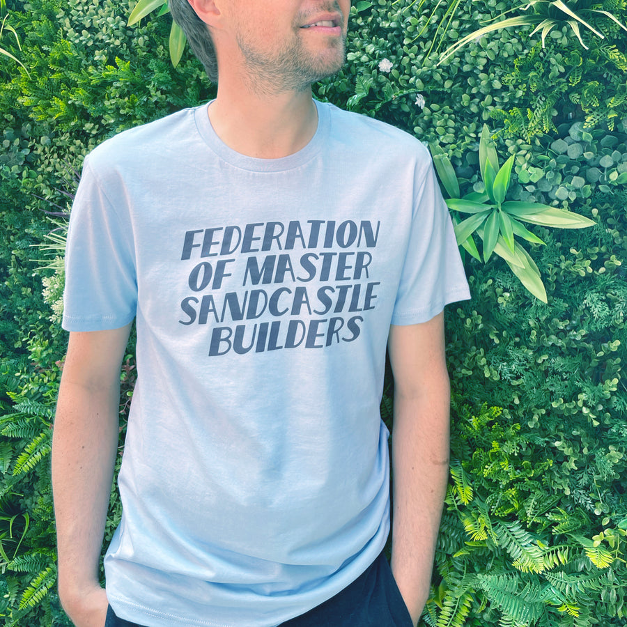 Federation of Master Sandcastle Builders - Sea T-shirt