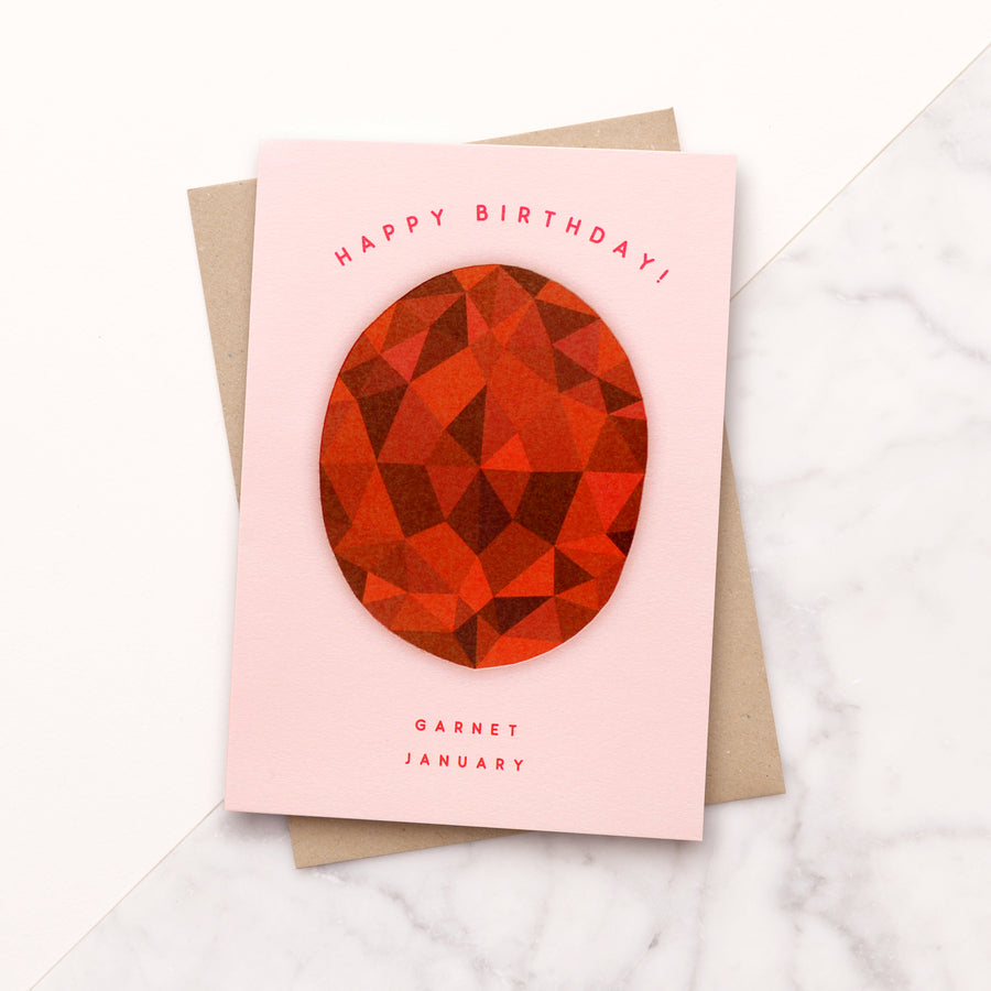Birthstone Birthday Card